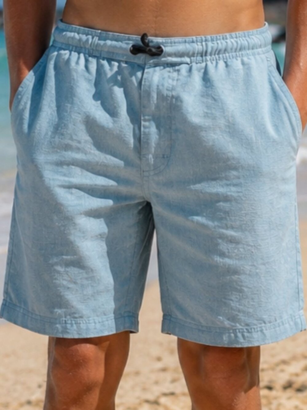 Hybrid Boys/Teen Solid Blue Swim Trunk Shorts by Wonder Nation Size XL (14-16)